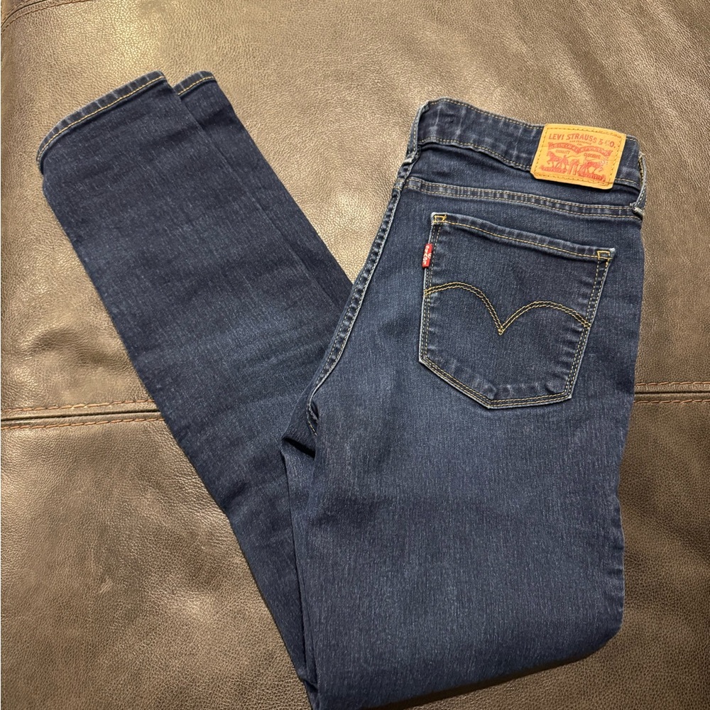 Levi's Women's Dark Blue Straight Leg Jeans